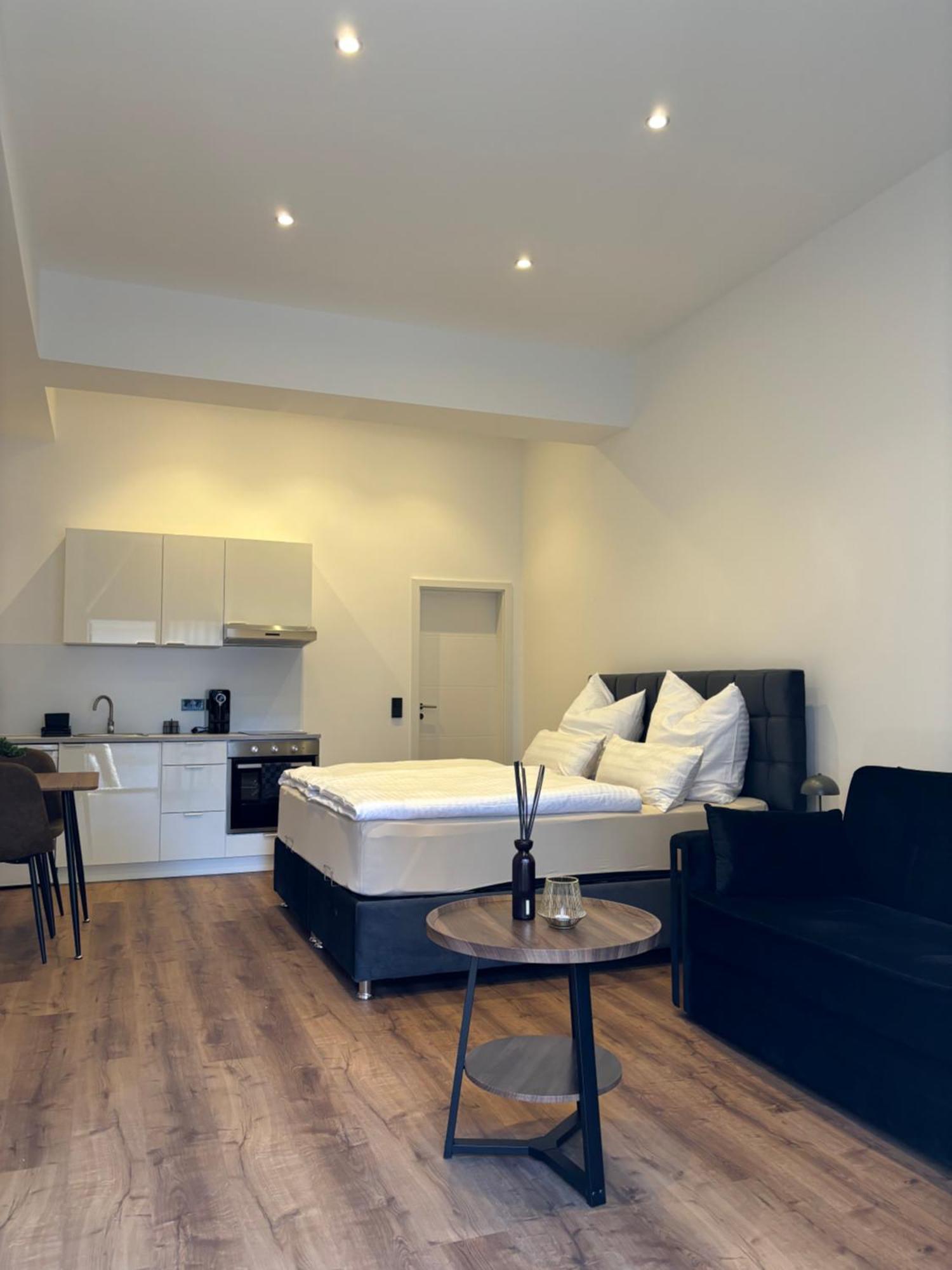 Luxus Apartment Mit Whirlpool In Kiel Luaran gambar