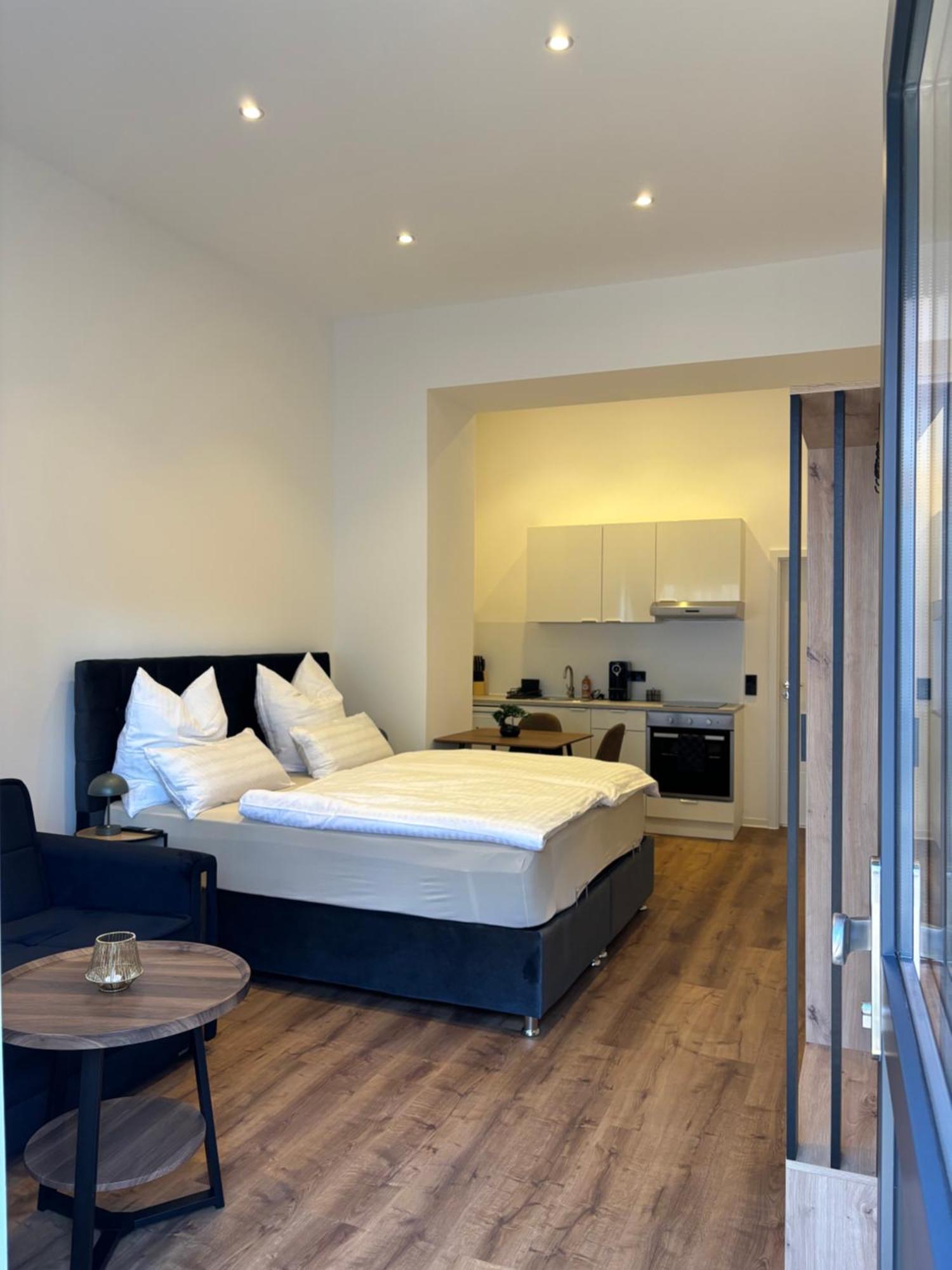 Luxus Apartment Mit Whirlpool In Kiel Luaran gambar
