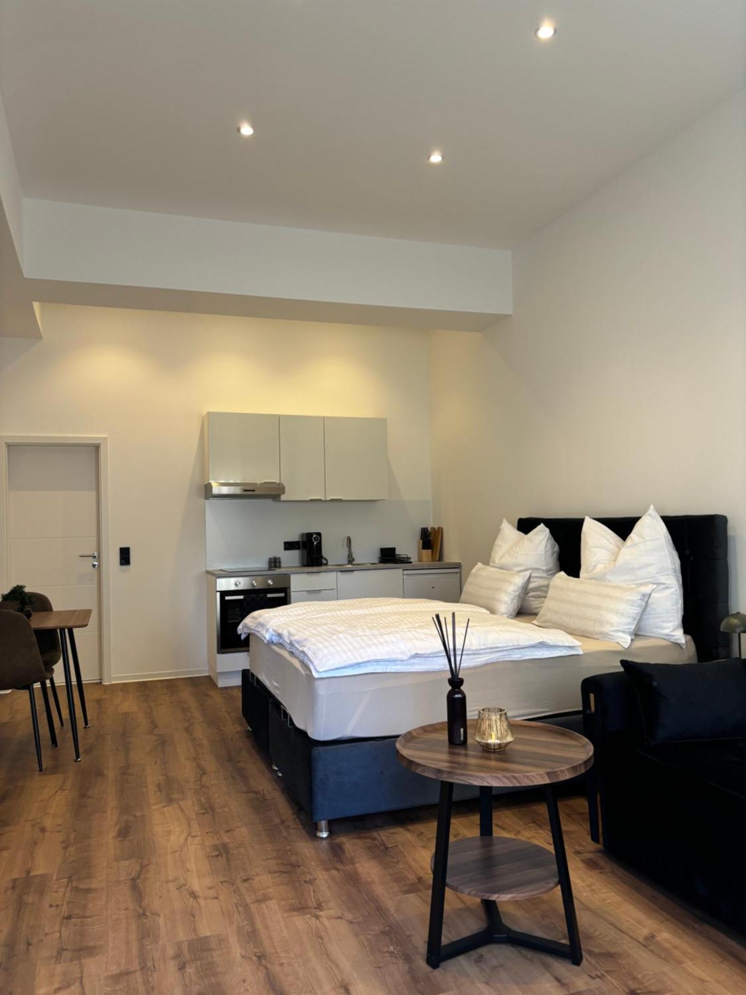 Luxus Apartment Mit Whirlpool In Kiel Luaran gambar